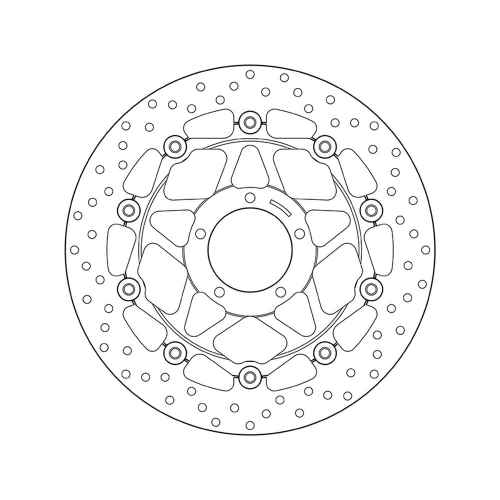 78B40880 Brembo Floating Front Brake Disc