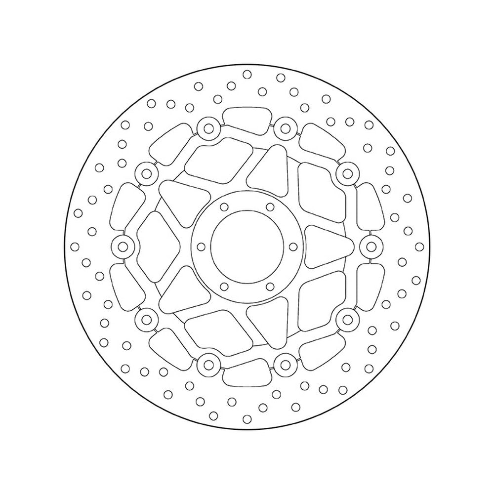 78B40898 Brembo Floating Front Brake Disc