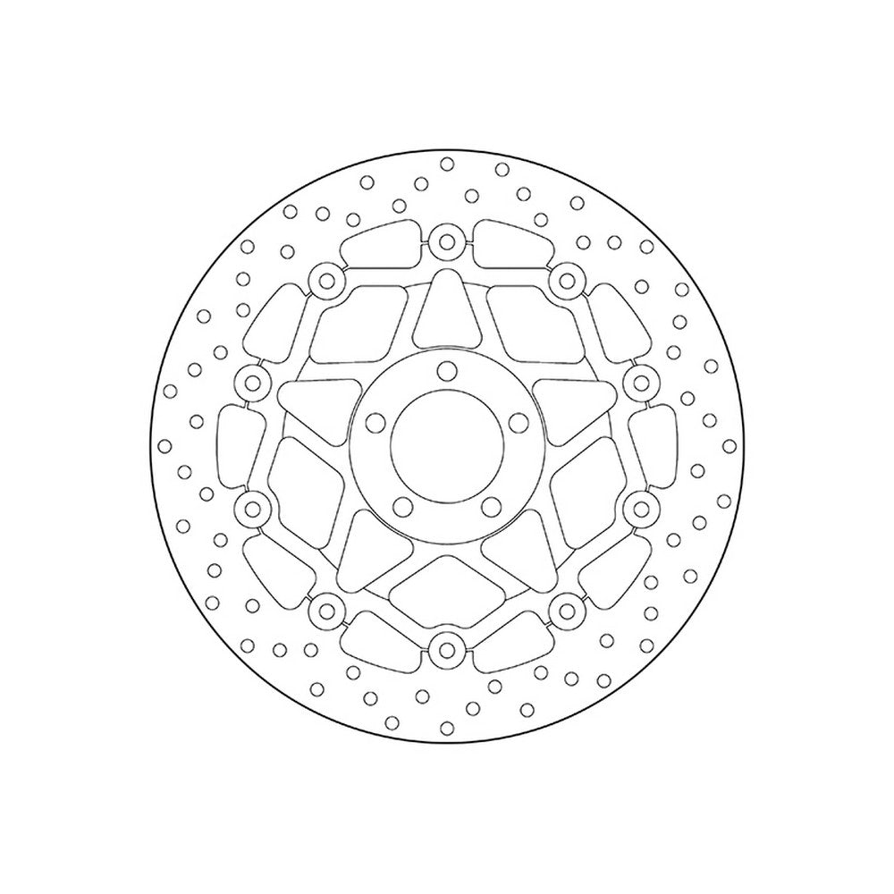 78B408A1 Brembo Floating Front Brake Disc
