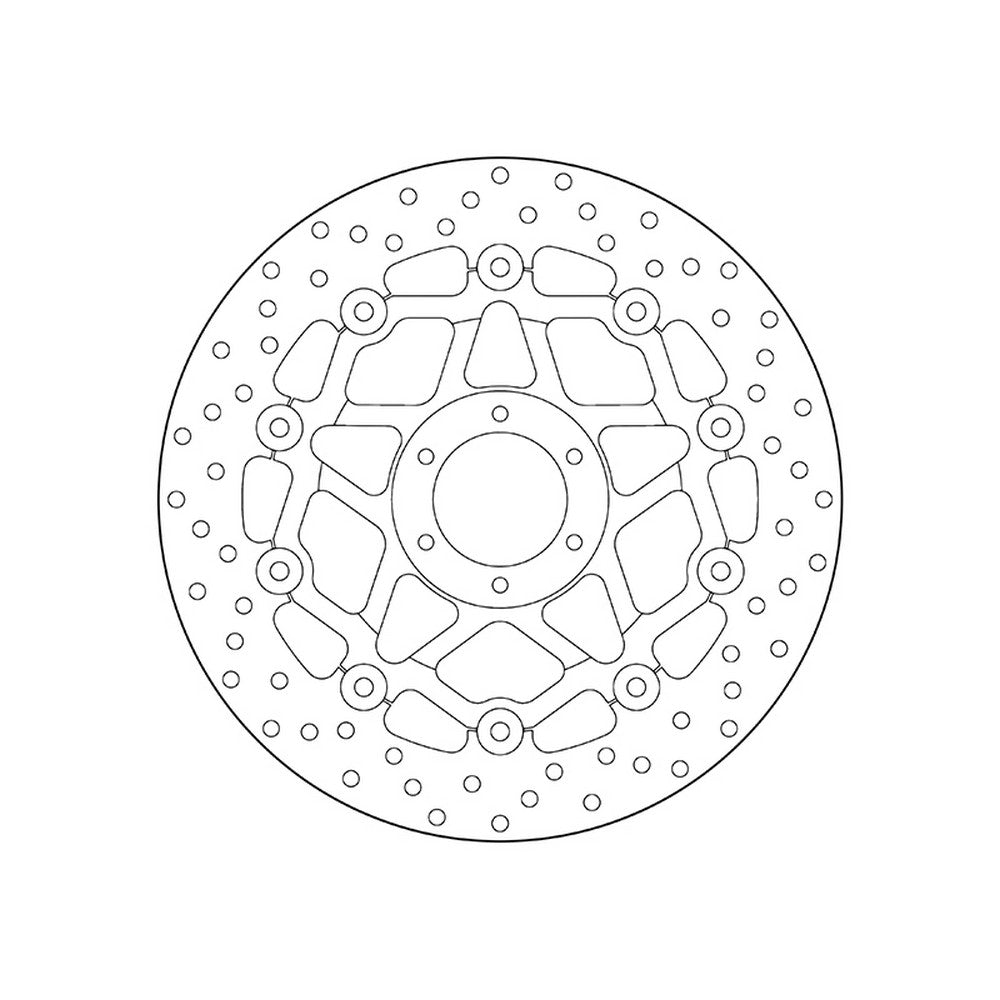 78B408A3 Brembo Floating Front Brake Disc