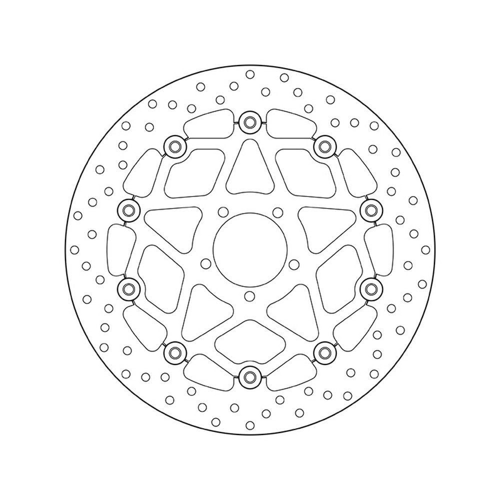 78B408B1 Brembo Floating Front Brake Disc