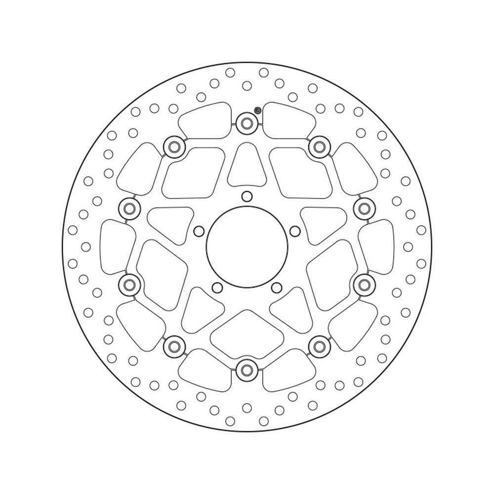 78B408B2 Brembo Floating Front Brake Disc