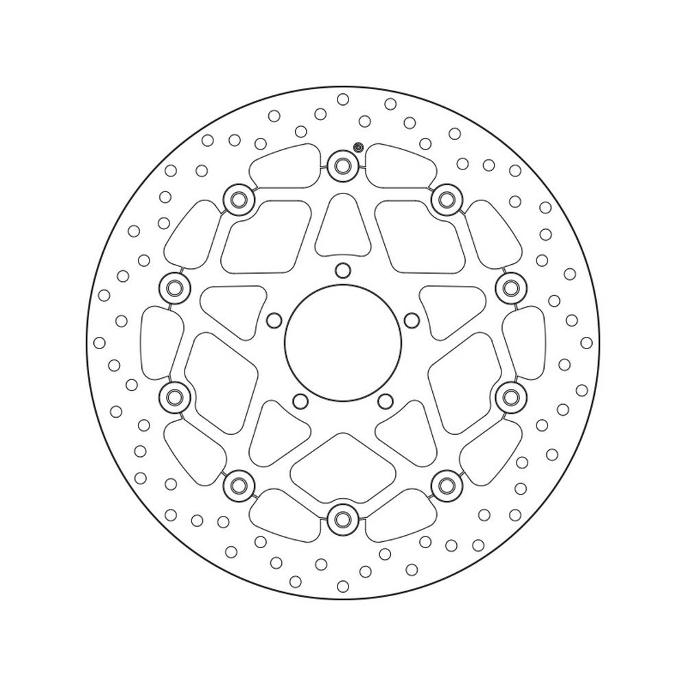 78B408B3 Brembo Floating Front Brake Disc