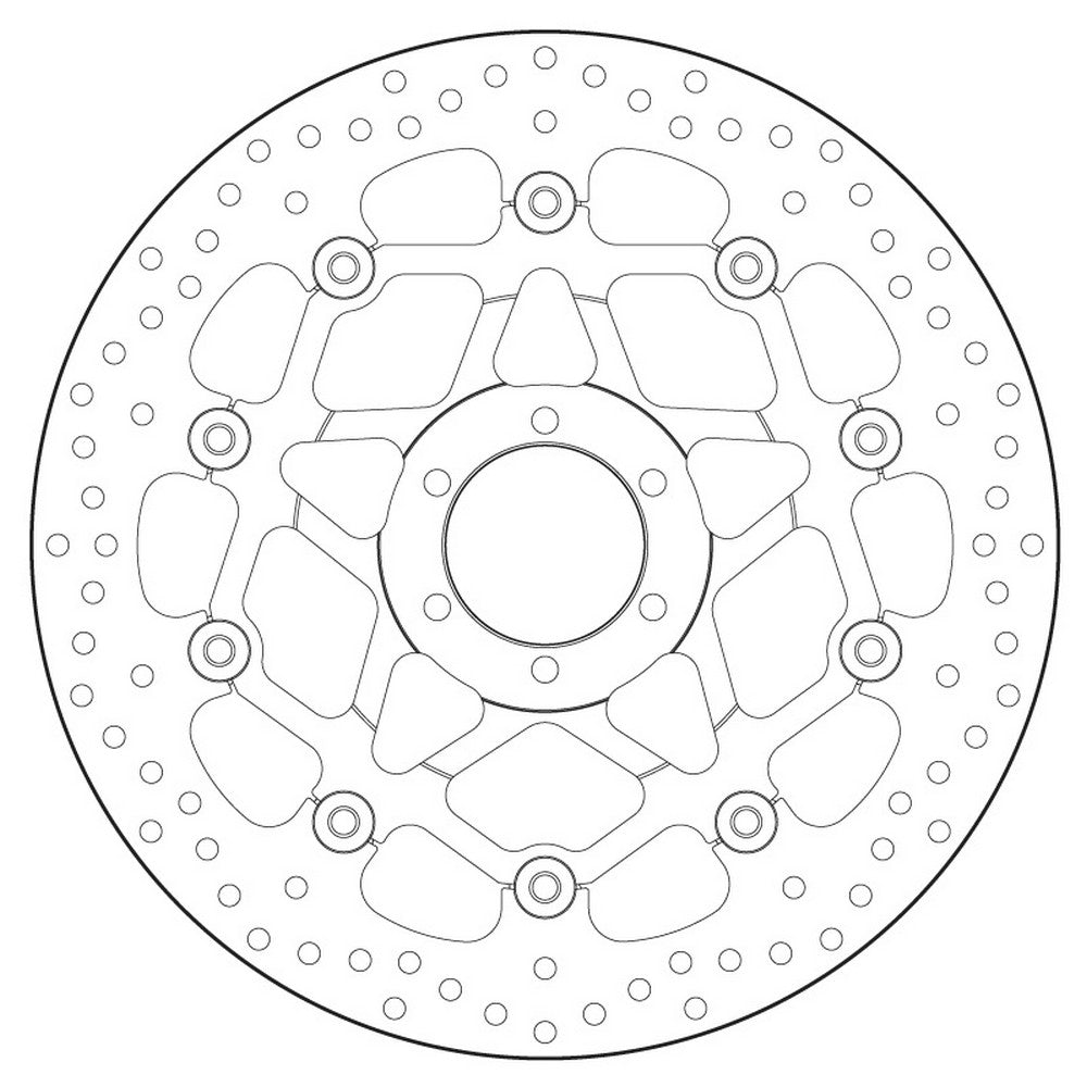 78B408B8 Brembo Floating Front Brake Disc
