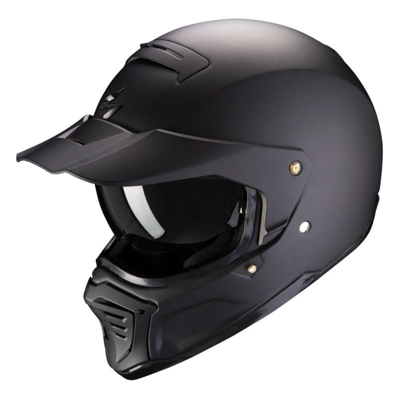 Scorpion EXO Fighter Matt Black Open Face Helmet