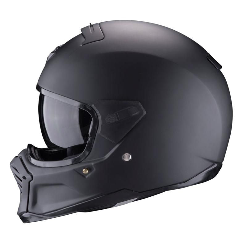 Scorpion EXO Fighter Matt Black Open Face Helmet
