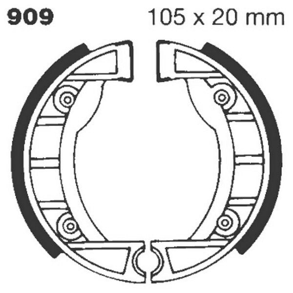 909 EBC Brake Shoes