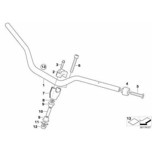 BMW F700GS F650GS F800GS Genuine Sleeve 32717704472