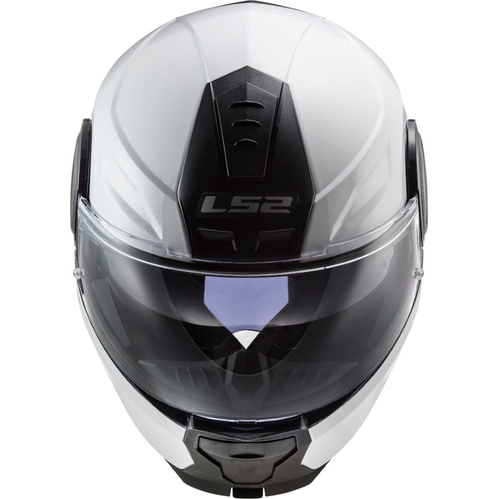 LS2 FF902 Scope Solid White Flip Front Helmet