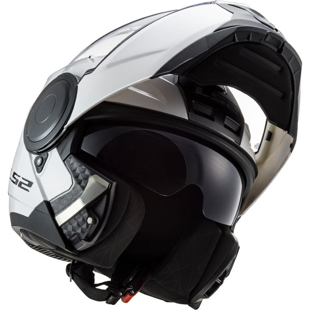 LS2 FF902 Scope Solid White Flip Front Helmet