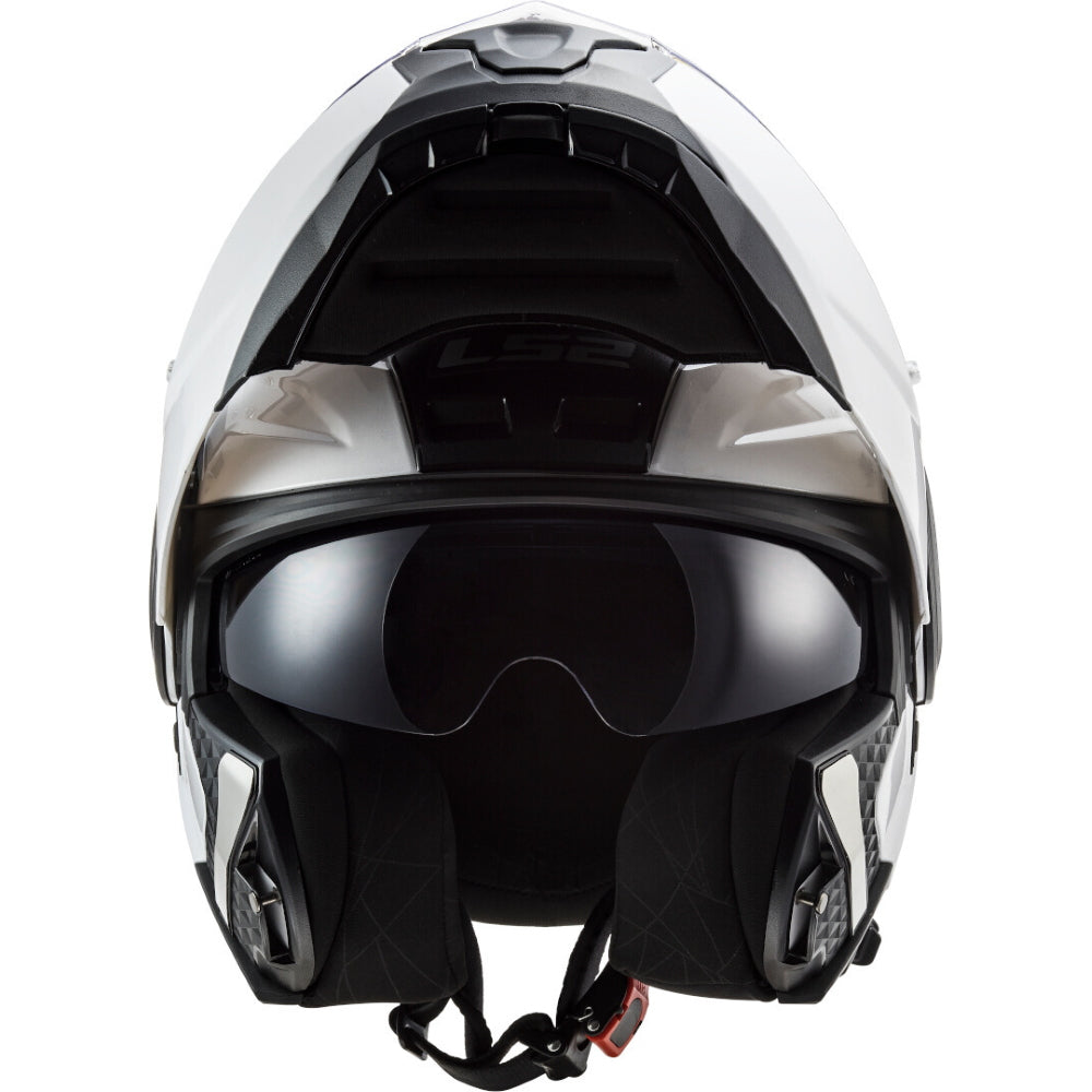 LS2 FF902 Scope Solid White Flip Front Helmet