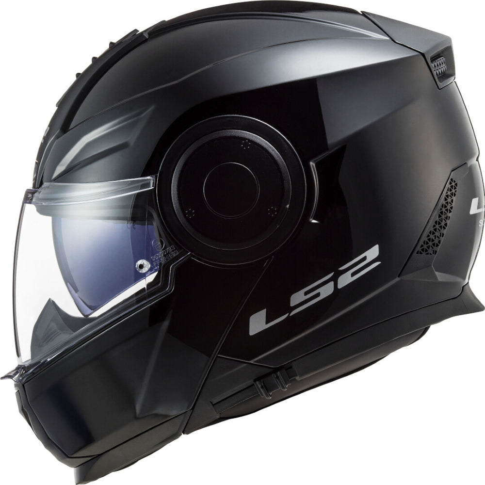 LS2 FF902 Scope Solid Gloss Black Flip Front Helmet