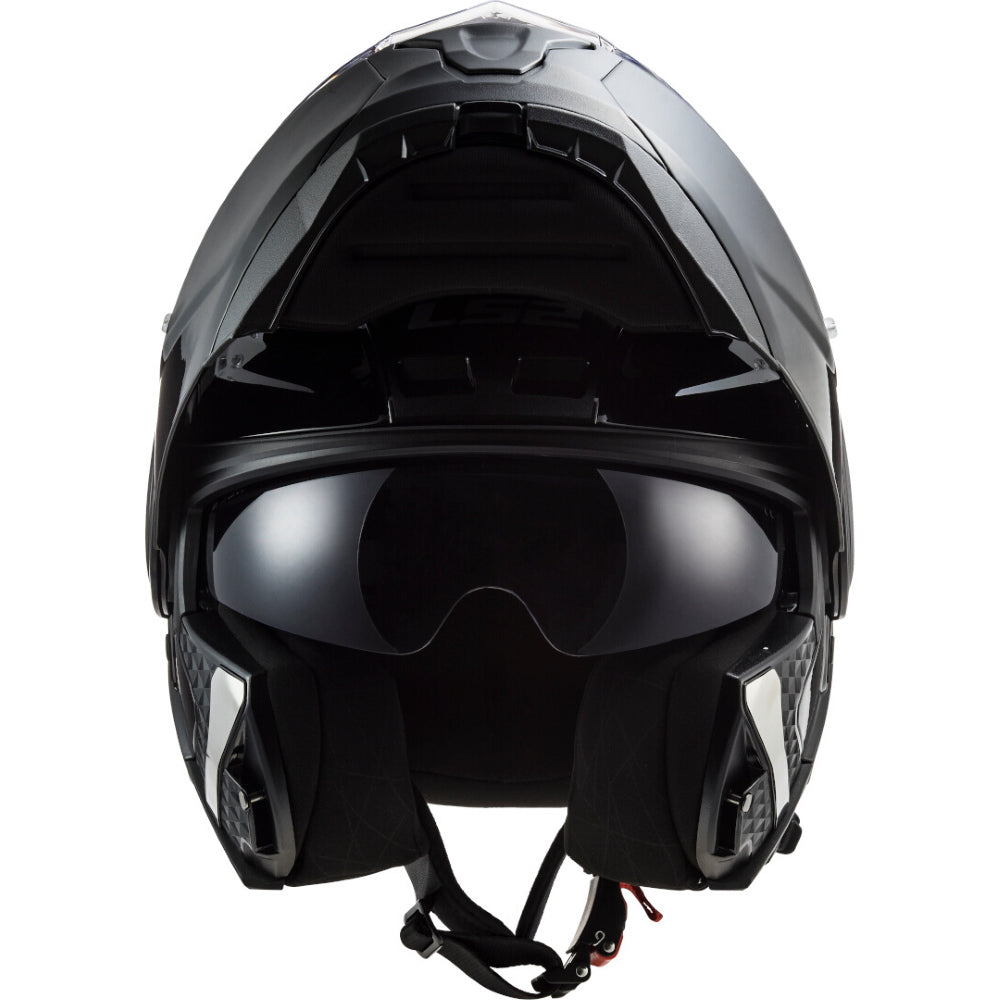 LS2 FF902 Scope Solid Gloss Black Flip Front Helmet
