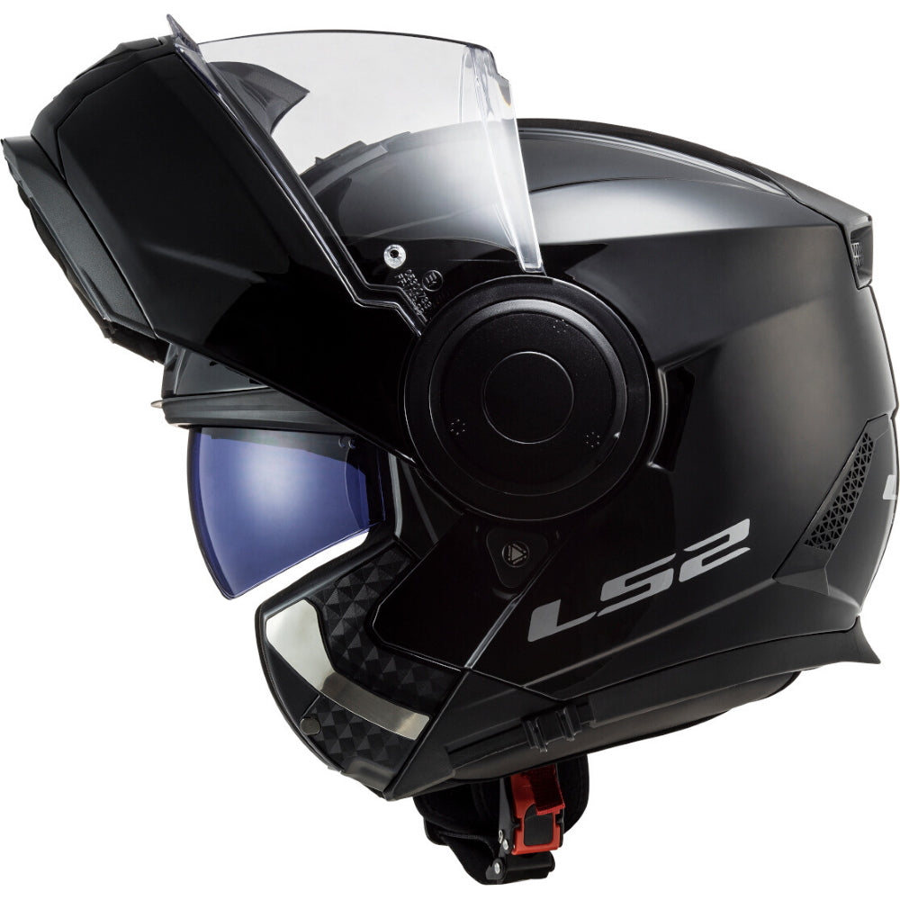 LS2 FF902 Scope Solid Gloss Black Flip Front Helmet