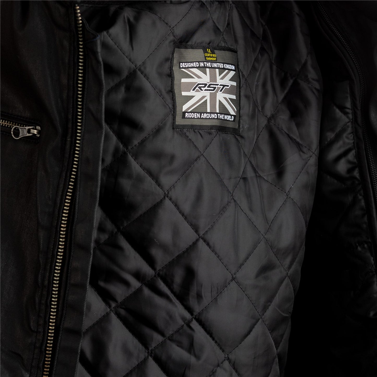 RST 2975 Brixton Wax Jacket Black