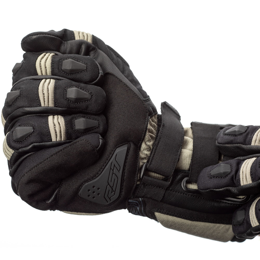 RST X-Raid CE Mens Waterproof Glove Magnesium Black
