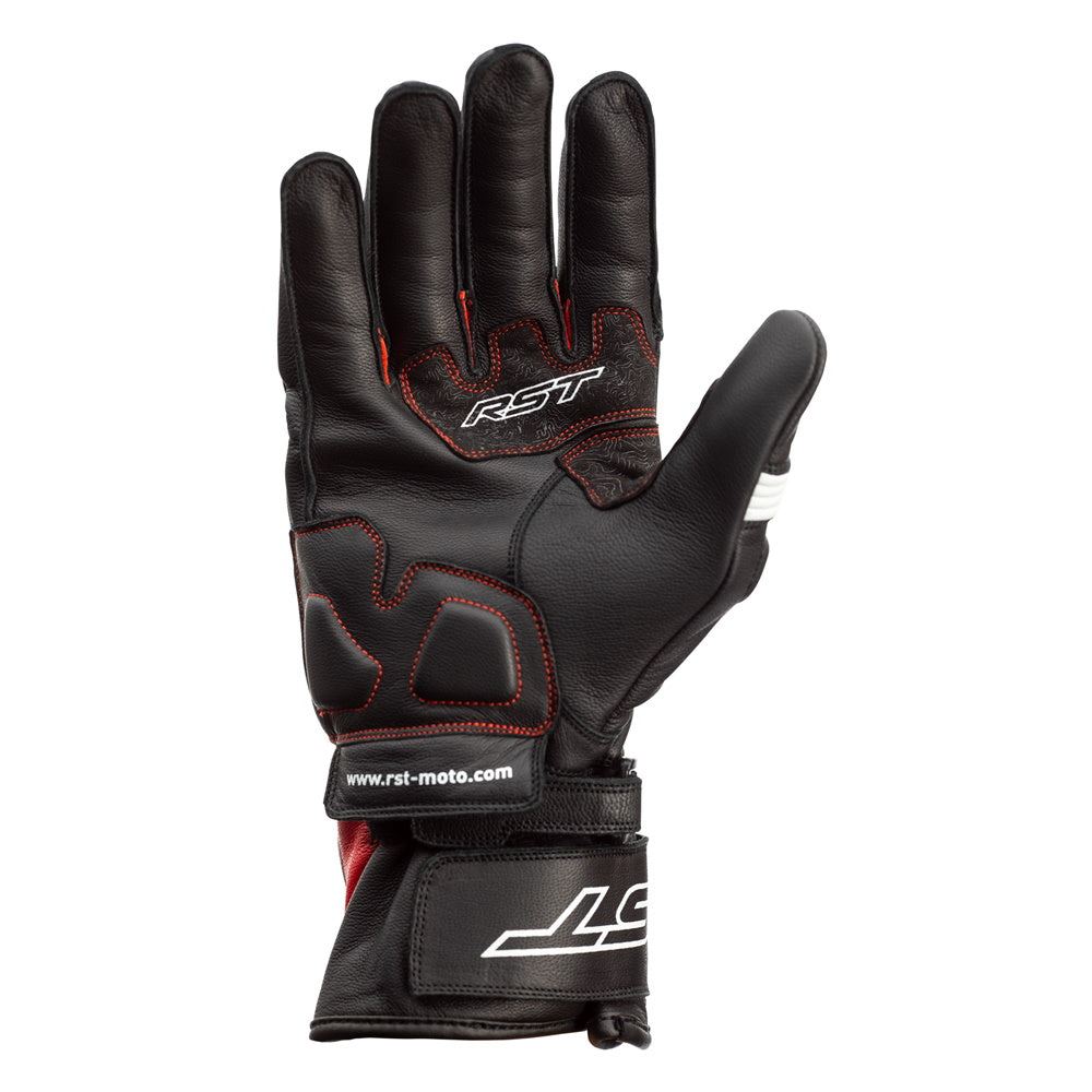 RST Pilot CE Mens Glove Black Red White