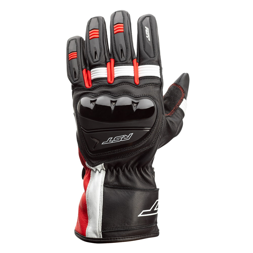 RST Pilot CE Mens Glove Black Red White