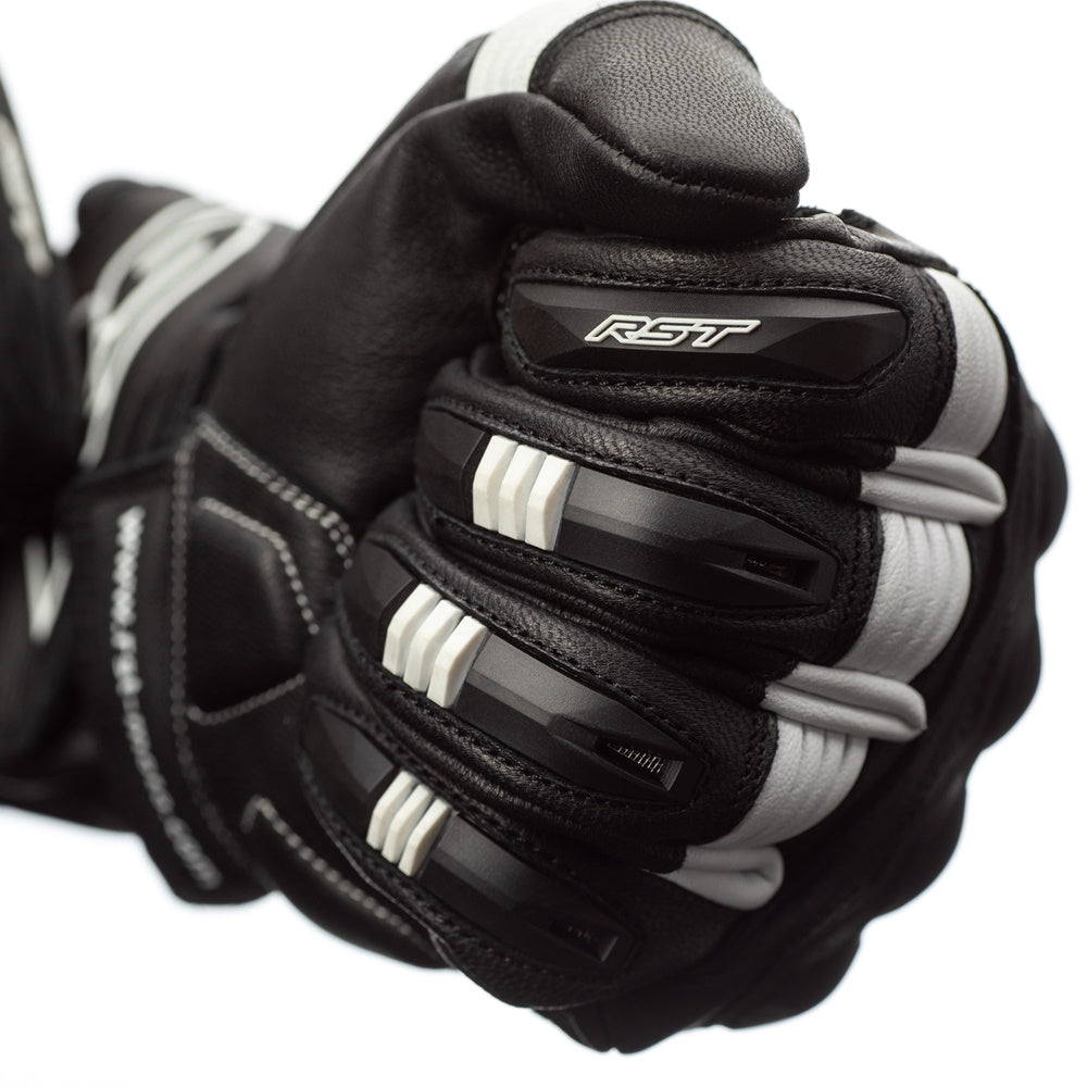 RST Pilot CE Mens Glove Black White