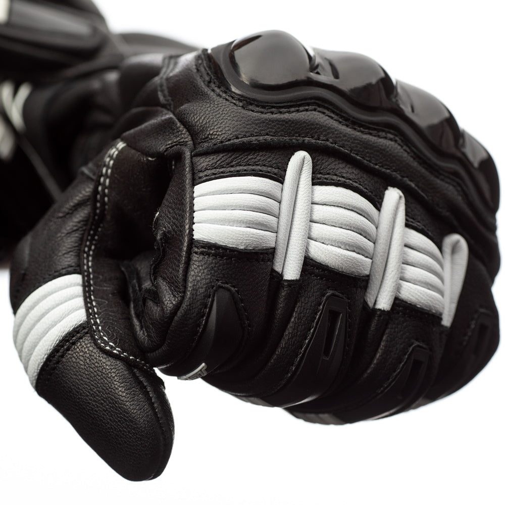 RST Pilot CE Mens Glove Black White