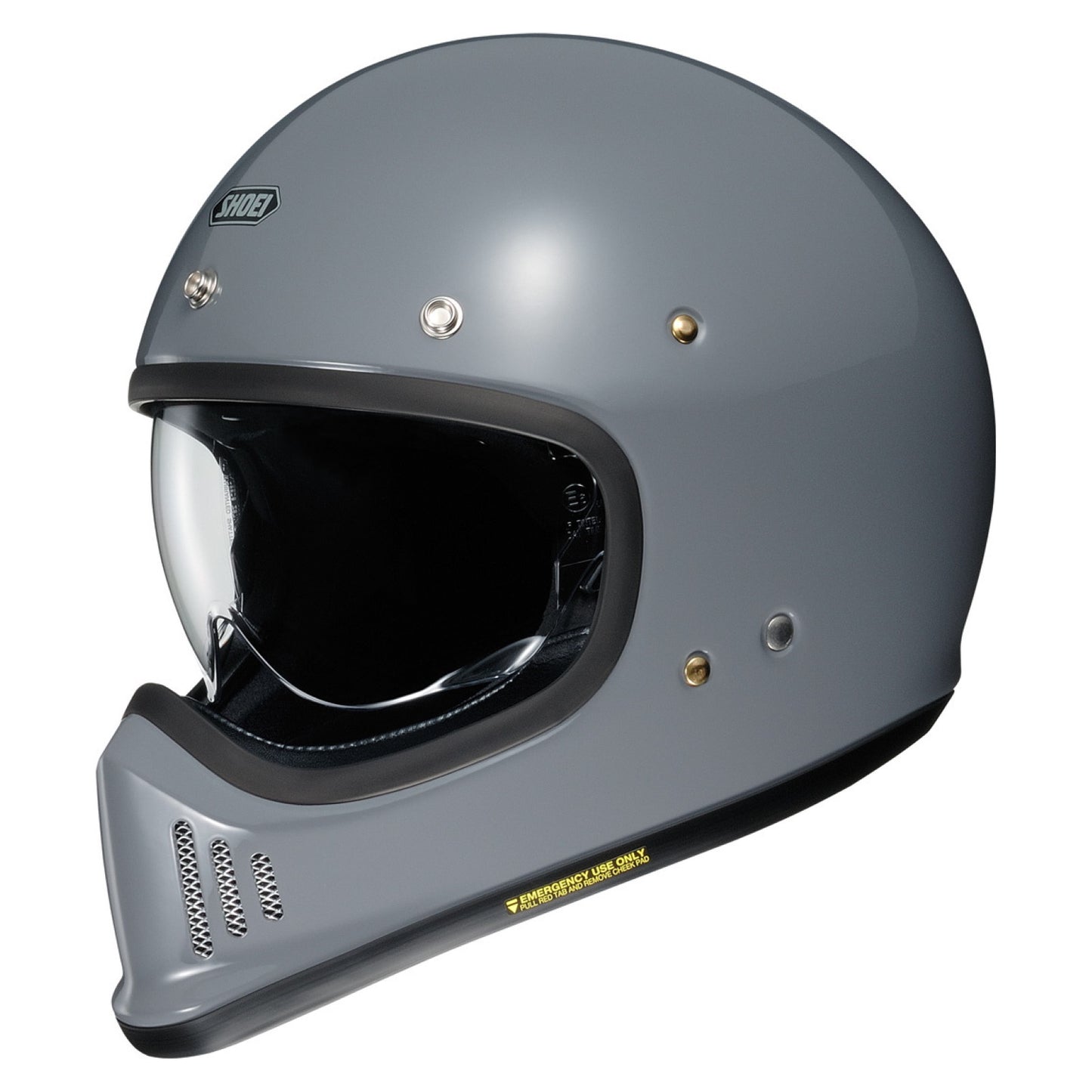 Shoei Ex-Zero Basalt Grey Retro Helmet