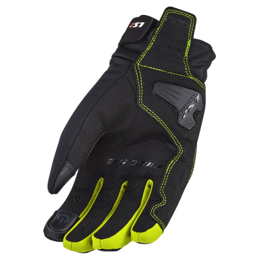 LS2 Jet II Ladies Gloves Black Yellow