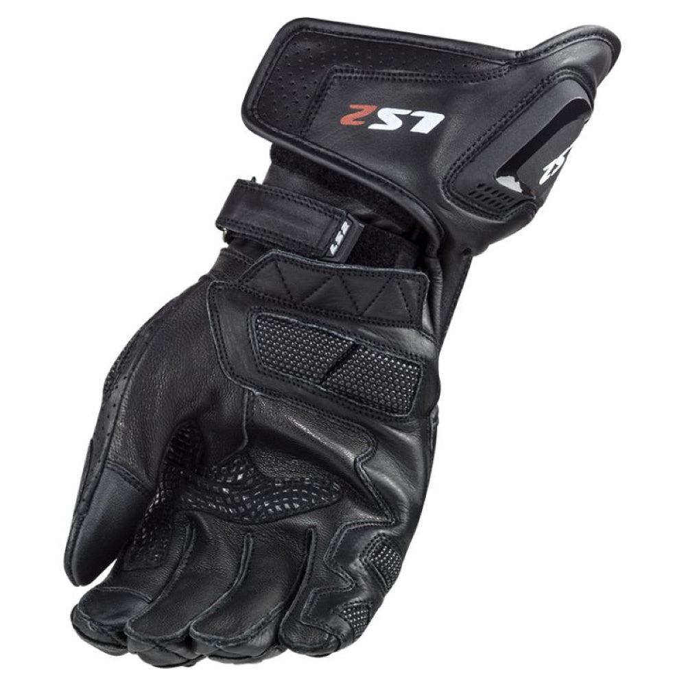 LS2 Swift Racing Gloves Black