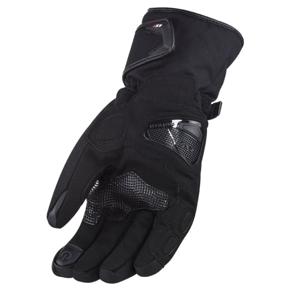 LS2 Mens Snow Gloves Black