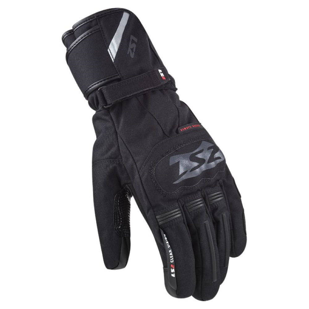 LS2 Mens Snow Gloves Black