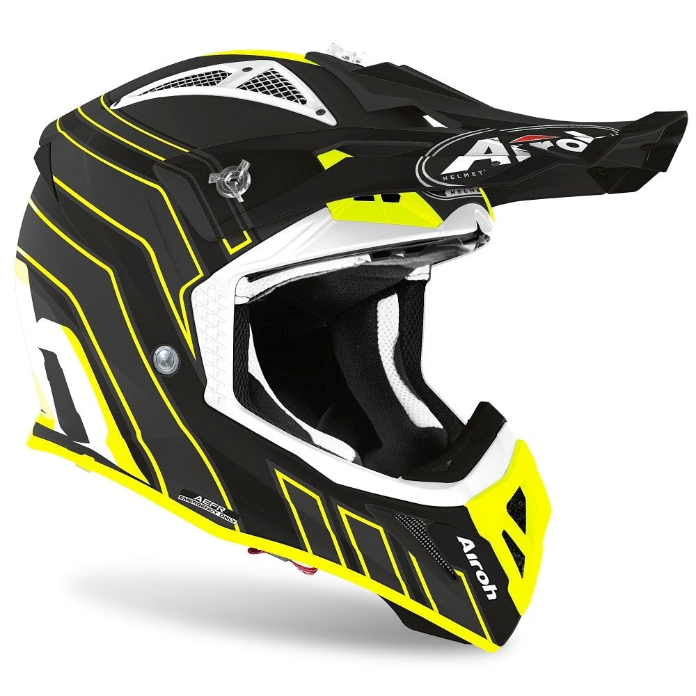 Airoh Aviator Ace Art Matt Black Motocross Helmet