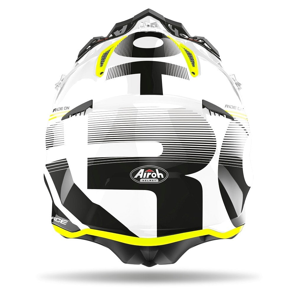 Airoh Aviator Ace Nemesi White Motocross Helmet