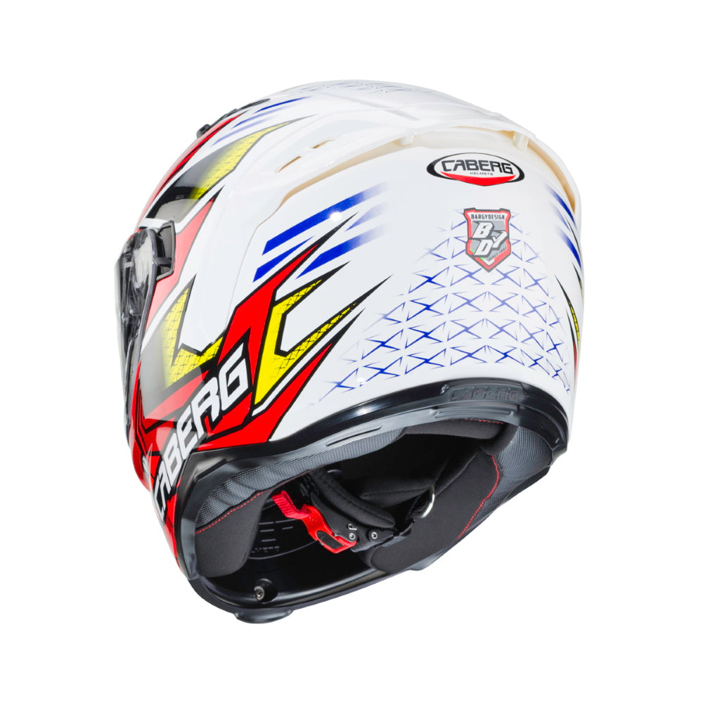 Caberg Avalon Giga White Red Yellow Full Face Helmet