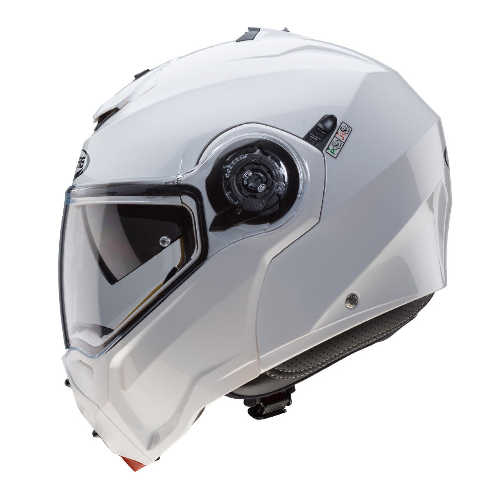 Caberg Droid Metal White Flip Front Helmet