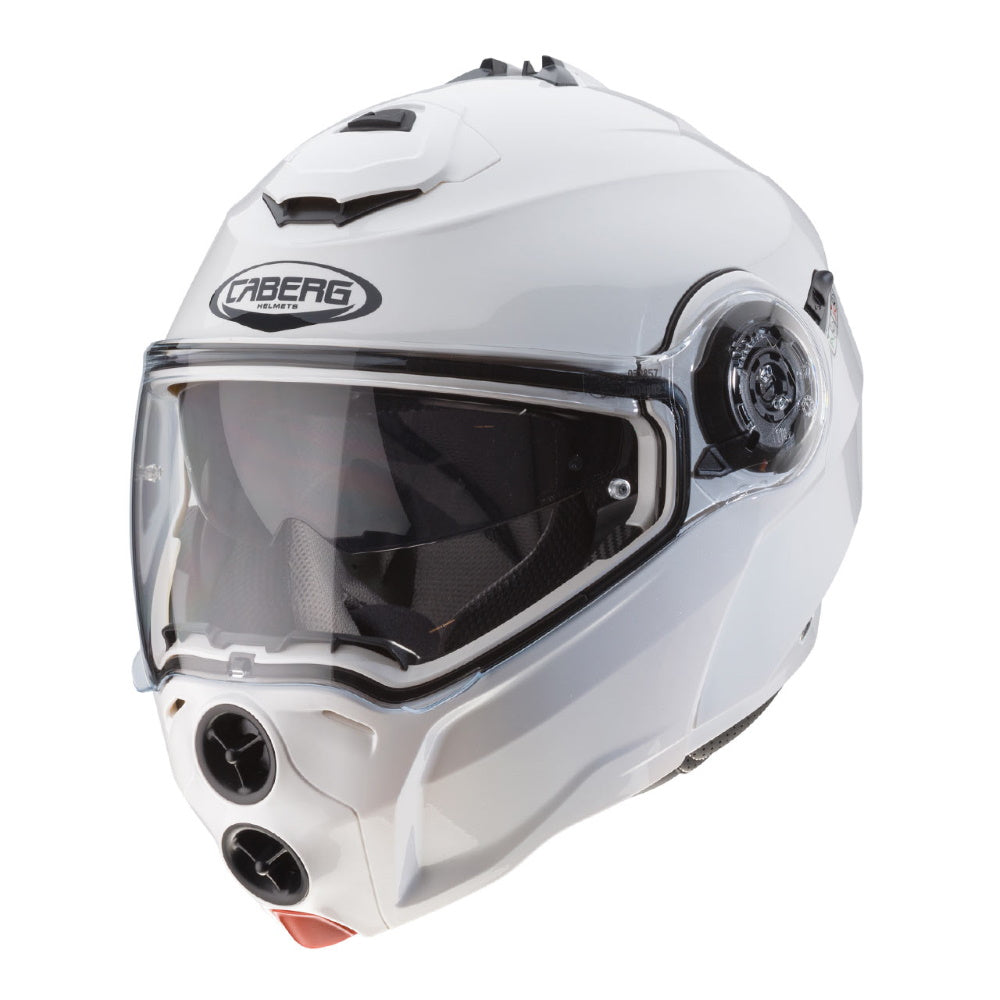 Caberg Droid Metal White Flip Front Helmet
