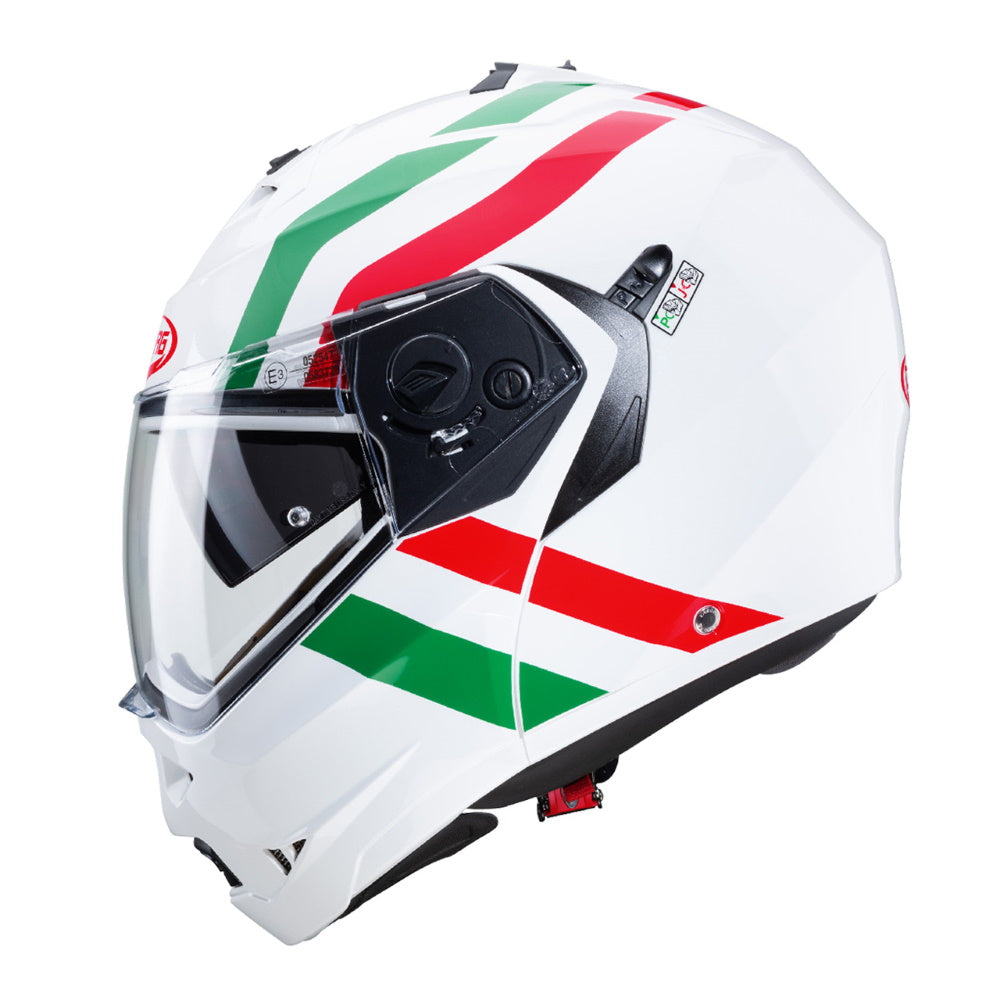 Caberg Duke II Super Legend Italia White Flip Front Helmet