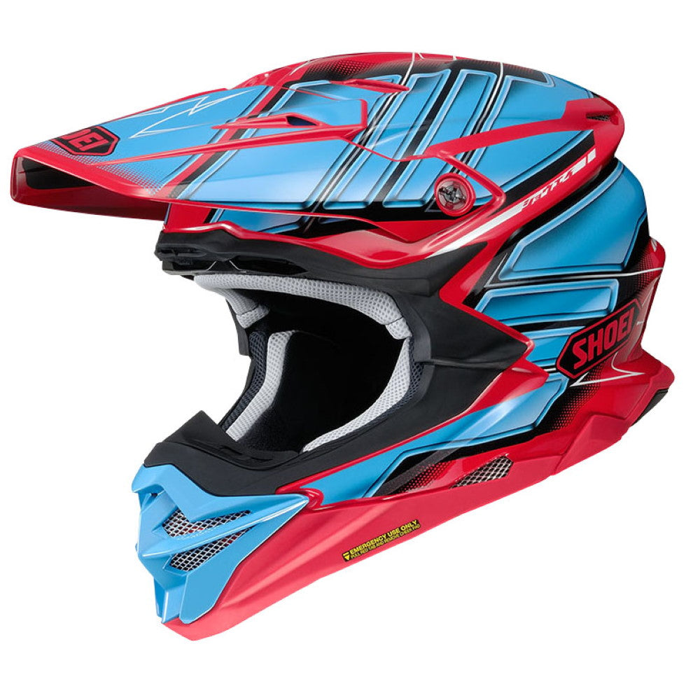 Shoei VFX-WR Glaive TC1 Red Motocross Helmet