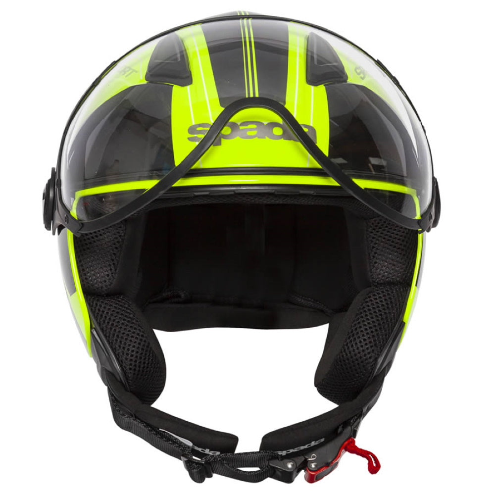 Spada Hellion Twist Yellow Open Face Helmet