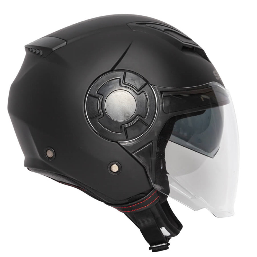 Spada Lycan Matt Black Open Face Helmet