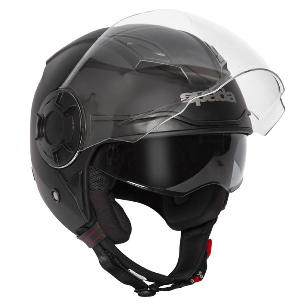 Spada Lycan Matt Black Open Face Helmet