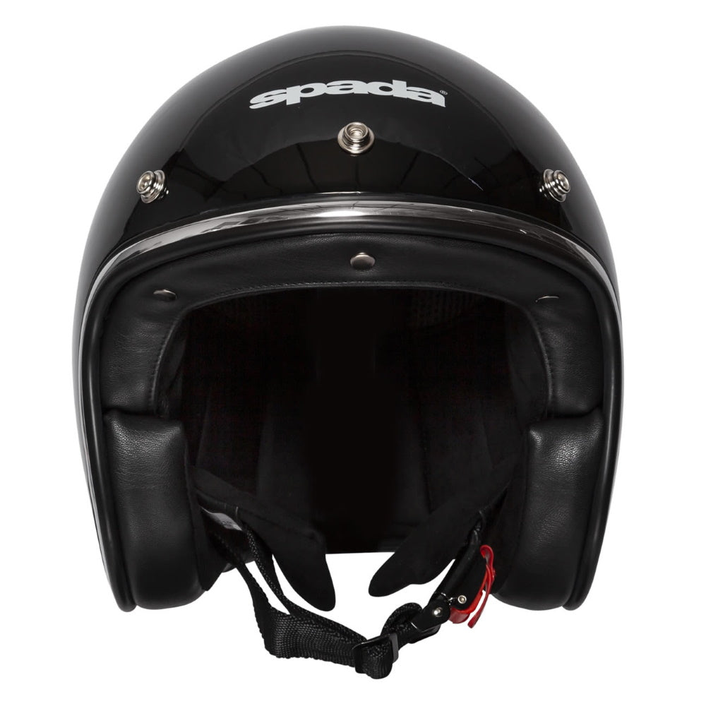 Spada Classic Black Open Face Helmet