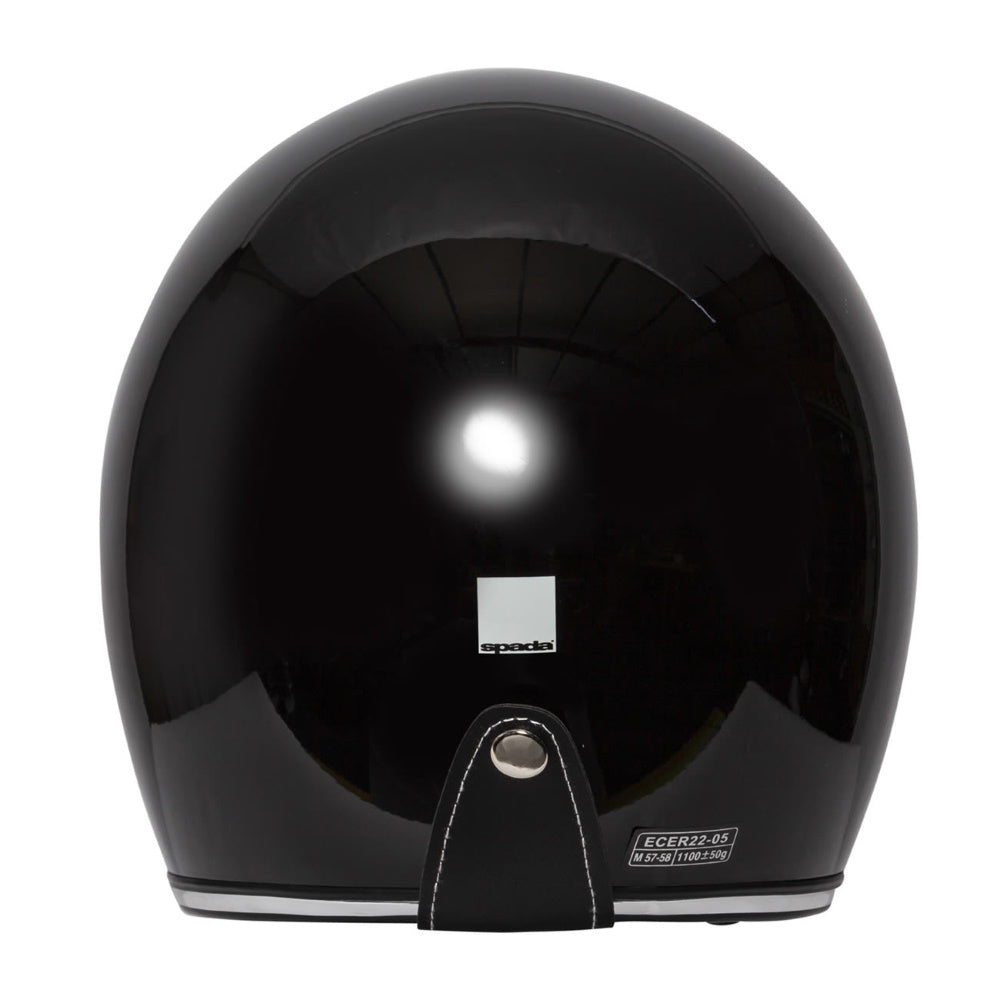 Spada Classic Black Open Face Helmet