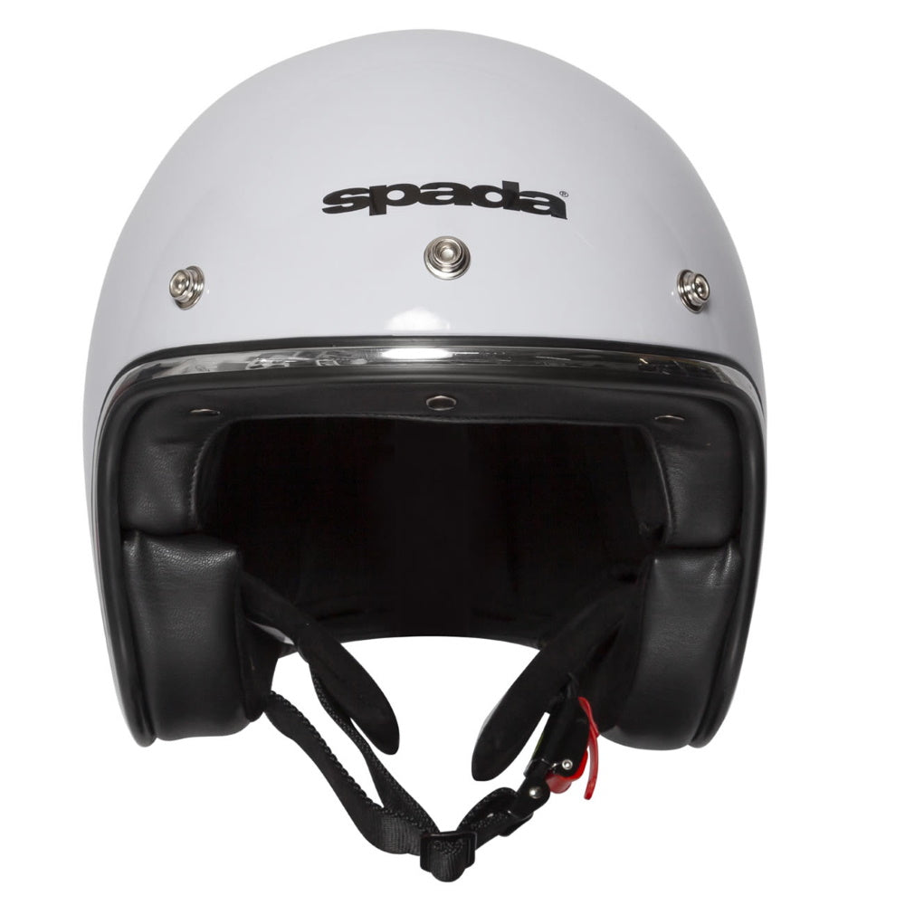Spada Classic White Open Face Helmet