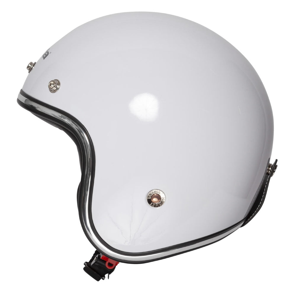 Spada Classic White Open Face Helmet