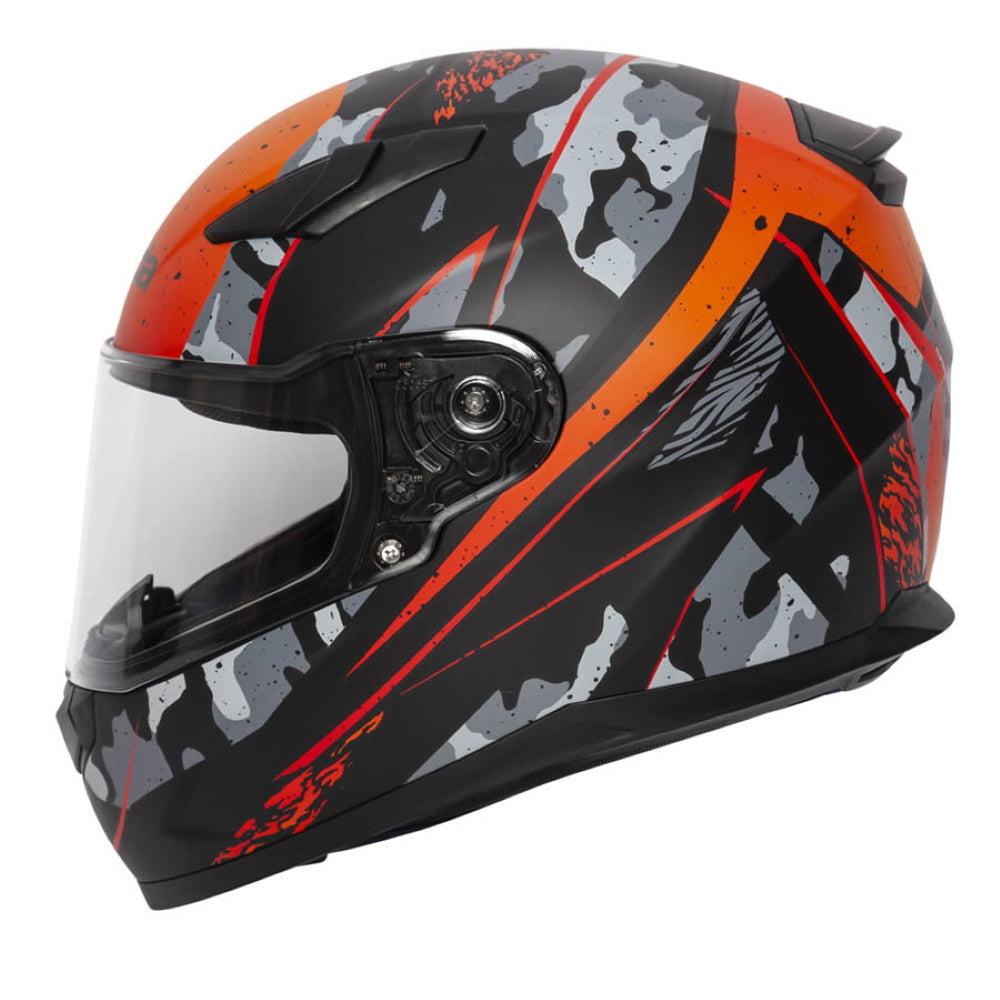 Spada Raiden Camo Orange Full Face Helmet