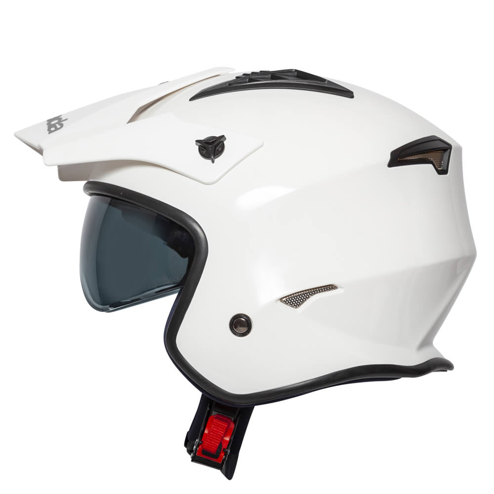 Spada Rock White Open Face Helmet