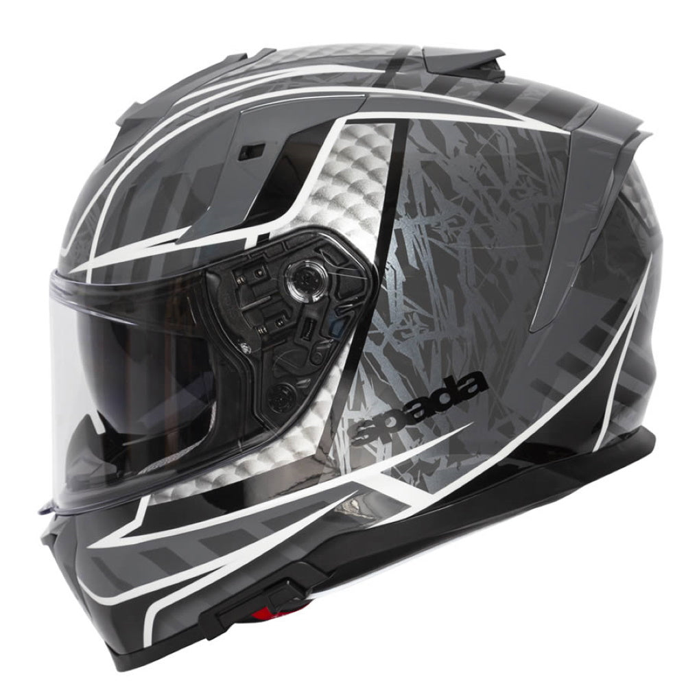 Spada SP1 Raptor Matt Black Grey Full Face Helmet