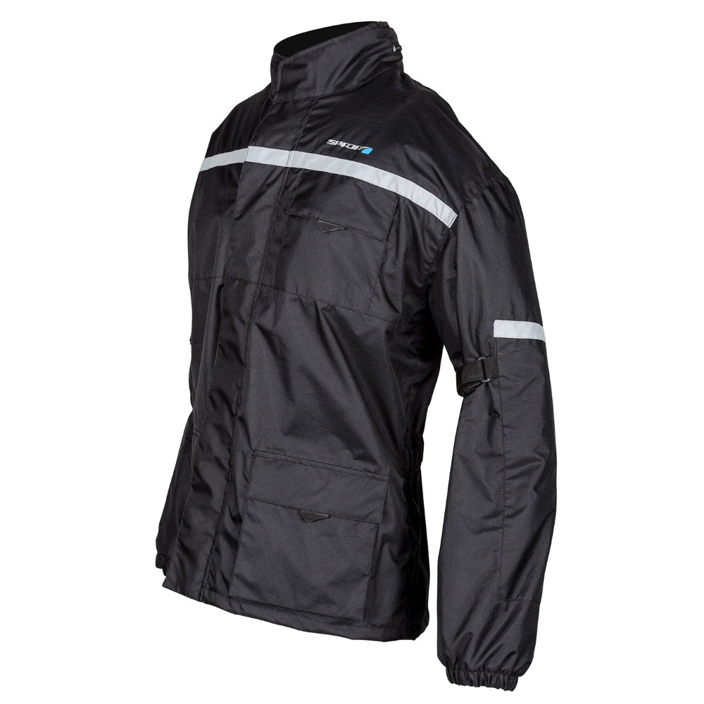 Spada Aqua Quilted Lined Ripstop Jacket Black