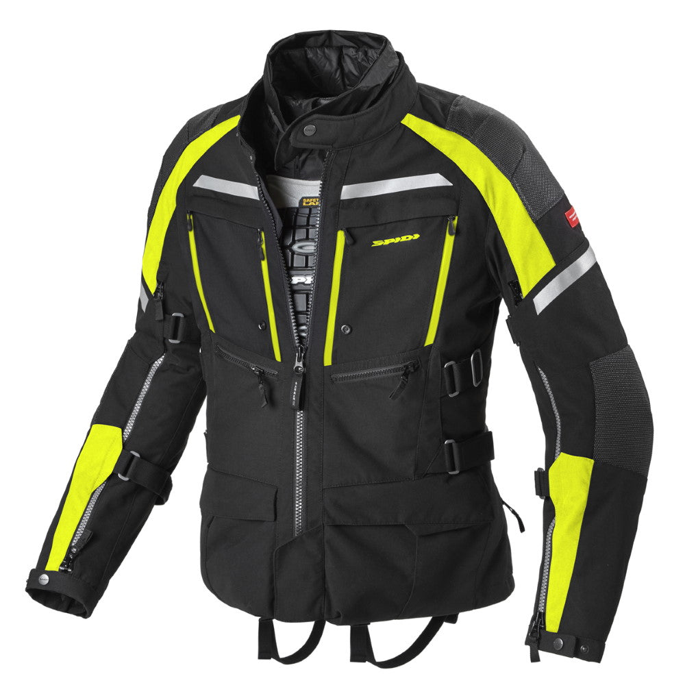 Spidi Armakore CE Jacket Black Fluo Yellow