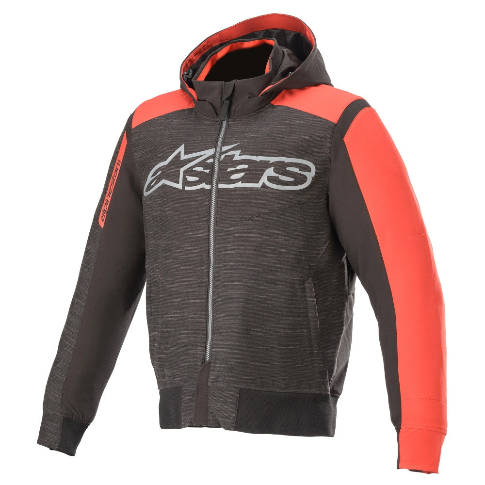 Alpinestars Rhod Windstopper Hoodie Black Bright Red