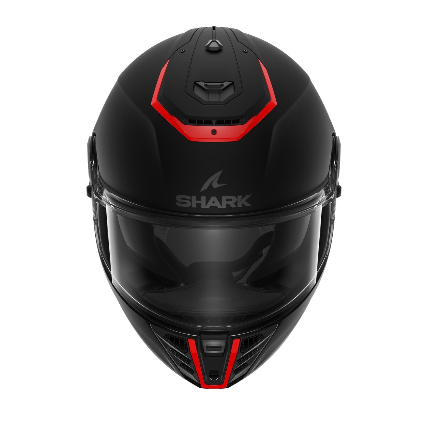 Shark Spartan RS Blank Black Red Full Face Helmet